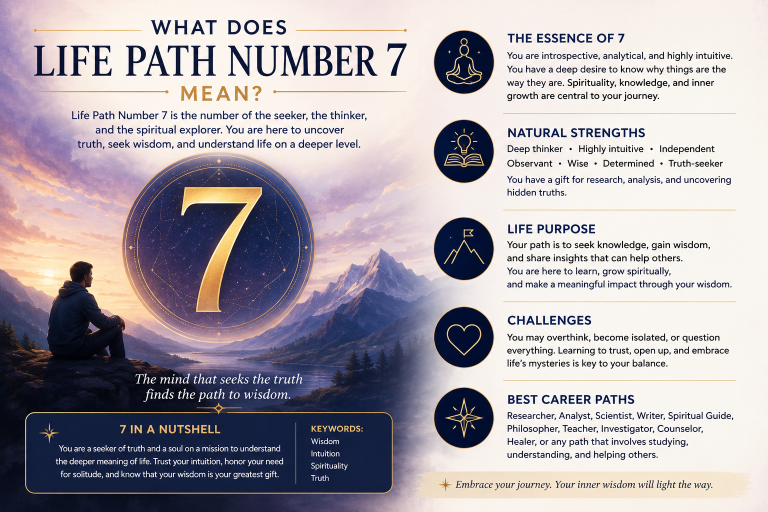 What Does Life Path Number 7 Mean And What Does Number 7 Mean In Numerology
