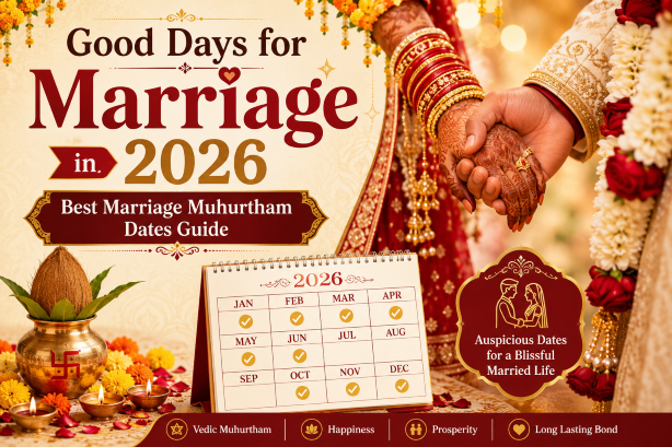 How to Find Good Days for Marriage Using Panchang and Marriage Muhurtham Dates