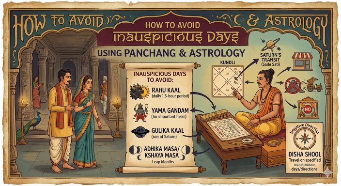 How to Avoid Inauspicious Days Using Panchang and Astrology