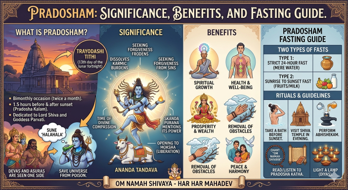 What Is Pradosham Significance Benefits And Pradosham Fasting Guide