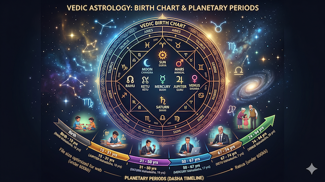 How Dasha System Works in Astrology A Practical Guide to Planetary Periods