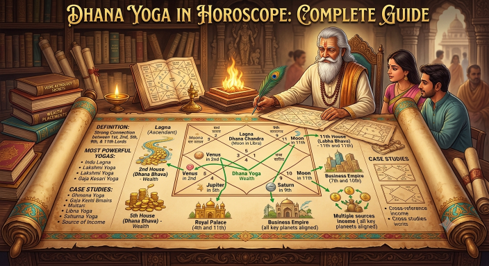 Dhana Yoga In Horoscope Complete Guide With Benefits