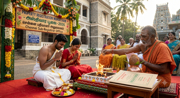 Property Registration Muhurtham Dates With Auspicious Timings 2026 Complete Guide