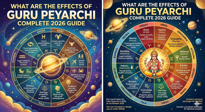 What Are The Effects Of Guru Peyarchi On Each Rasi Complete 2026 Guide