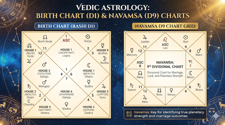 What is Navamsa Chart D9 Explained Complete Guide for Beginners
